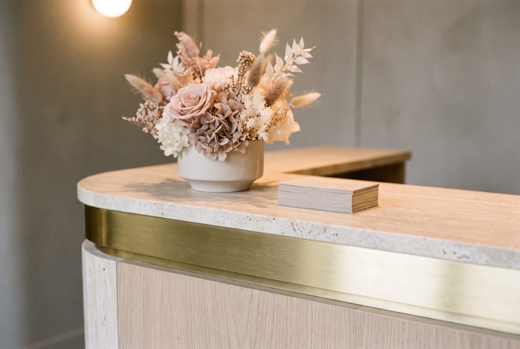 Reception at Idas hair and beauty clinic