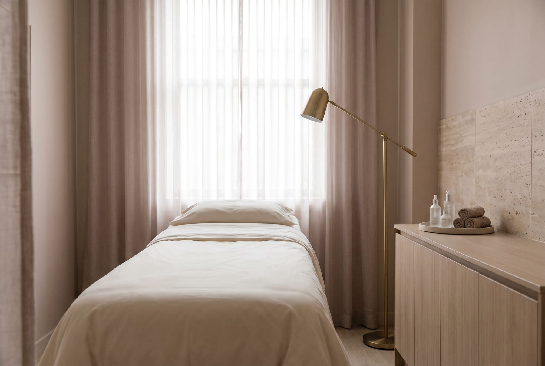 Treatment room at Idas hair and beauty clinic